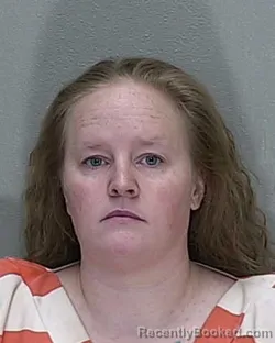 Mugshot of ASHLEY ELIZABETH HARVEY booked in Marion County, Florida on July 2, 2026