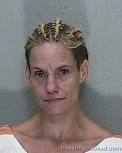 Mugshot of Sabrina Rae Cunningham booked in Marion County, Florida on July 14, 2026