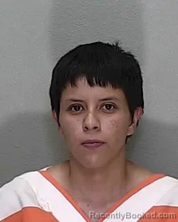 Mugshot of VANESA DOLORES FRANCIA MONCADA booked in Marion County, Florida on July 15, 2026
