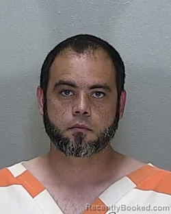 Mugshot of NATHAN JON PEREZ booked in Marion County, Florida on July 21, 2026