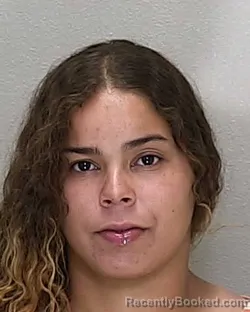 Mugshot of Thamashley Montero Figueroa booked in Marion County, Florida on July 26, 2026