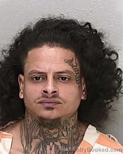 Mugshot of Jonathan Cruz Carino booked in Marion County, Florida on July 26, 2026