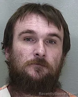 Mugshot of Ryan Lee Vaughn booked in Marion County, Florida on July 27, 2026