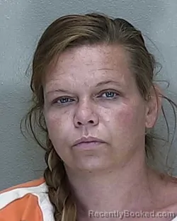 Mugshot of Christine Joelene Morgan booked in Marion County, Florida on July 27, 2026