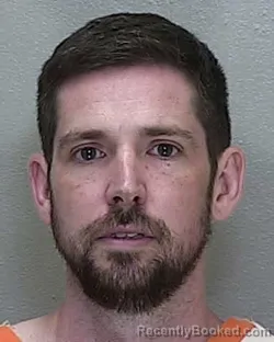 Mugshot of Travis Allen Samaniego booked in Marion County, Florida on July 27, 2026