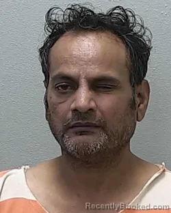 Mugshot of Kalpeshkumar Keshavial Patel booked in Marion County, Florida on July 31, 2026