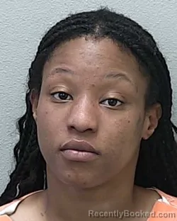 Mugshot of Shayla Ariel Mitchell booked in Marion County, Florida on July 31, 2026