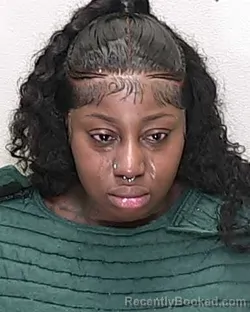 Mugshot of Dejayauna Tatiana Johnson booked in Marion County, Florida on August 1, 2026
