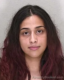 Mugshot of Jamaris Michelle Romero booked in Marion County, Florida on August 2, 2026