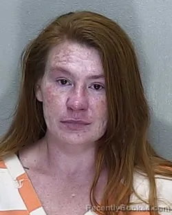 Mugshot of Kristen Rachel Burress booked in Marion County, Florida on August 2, 2026
