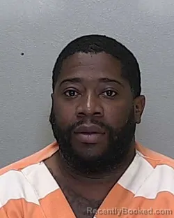 Mugshot of Quintel Antonio Ponder booked in Marion County, Florida on August 3, 2026
