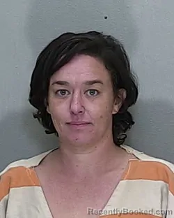 Mugshot of Jessica Raye Cournoyer booked in Marion County, Florida on August 3, 2026