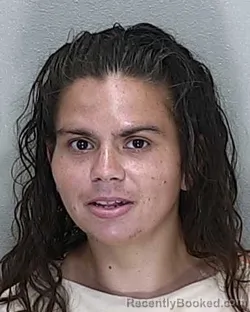 Mugshot of Vianca Lolly Caballero booked in Marion County, Florida on August 3, 2026