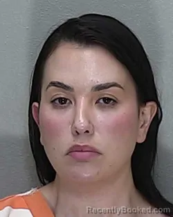 Mugshot of Shannon Alicia Gonzalez booked in Marion County, Florida on August 3, 2026