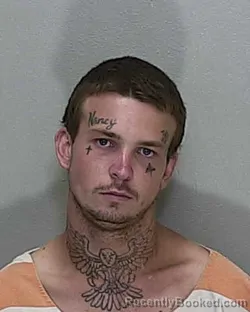Mugshot of Nicholas Clyde Land booked in Marion County, Florida on August 3, 2026