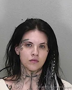 Mugshot of Sidney Nichole Smith booked in Marion County, Florida on August 3, 2026