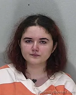 Mugshot of BRIANNA TEJADA booked in Marion County, Florida on August 4, 2026