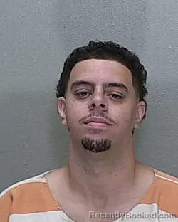 Mugshot of GEORGE LUIS PACHECO booked in Marion County, Florida on August 4, 2026