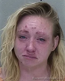 Mugshot of Christina Nicole Shaver booked in Marion County, Florida on August 5, 2026