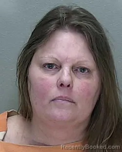 Mugshot of Gina Beth Price booked in Marion County, Florida on August 5, 2026