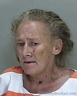 Mugshot of Jacquelyn Andrea O'neill booked in Marion County, Florida on August 6, 2026