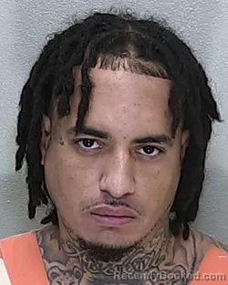 Mugshot of Alexander Marquez Graham booked in Marion County, Florida on August 6, 2026