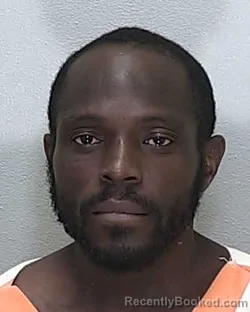 Mugshot of Terrance Dewayne Ray booked in Marion County, Florida on August 6, 2026