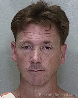 Mugshot of Levi James Hall booked in Marion County, Florida on August 6, 2026