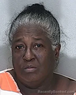 Mugshot of Rushell Lavern Baveghems booked in Marion County, Florida on August 6, 2026