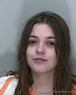 Mugshot of Sadi Naomi Asmer booked in Marion County, Florida on August 6, 2026
