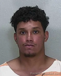 Mugshot of Lenin Isaac Noboa Cadena booked in Marion County, Florida on August 6, 2026