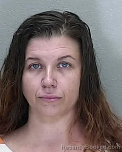 Mugshot of Melanie Anne Guerrero booked in Marion County, Florida on August 7, 2026