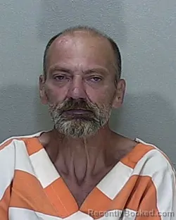 Mugshot of James Dale Wells booked in Marion County, Florida on August 7, 2026