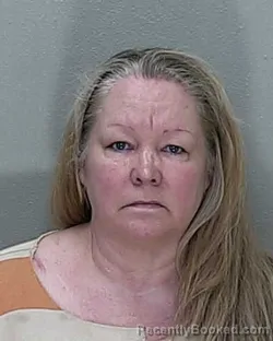 Mugshot of Tracie Marie Cruz booked in Marion County, Florida on August 8, 2026