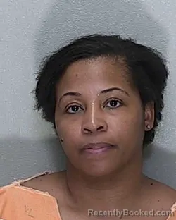 Mugshot of Quana Monique Richardson booked in Marion County, Florida on August 8, 2026