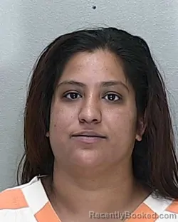 Mugshot of Khadijah Mahamad Alli booked in Marion County, Florida on August 8, 2026