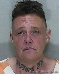 Mugshot of Brenda Elaine Crews booked in Marion County, Florida on August 9, 2026