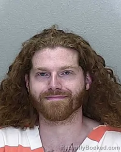 Mugshot of Ryan James Sprague booked in Marion County, Florida on August 9, 2026