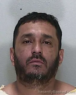 Mugshot of Nestor Estacio-Zambrano booked in Marion County, Florida on August 10, 2026