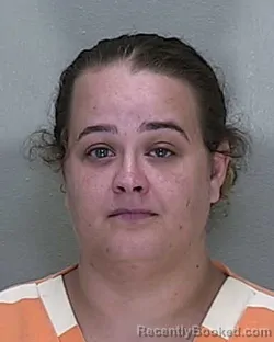 Mugshot of Kayla Marie Painter booked in Marion County, Florida on August 10, 2026