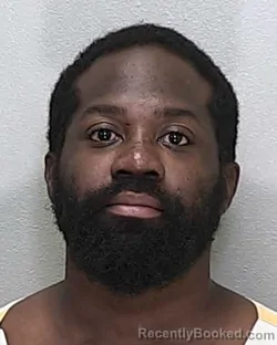 Mugshot of Lorenzo Tyree Maxwell booked in Marion County, Florida on August 10, 2026