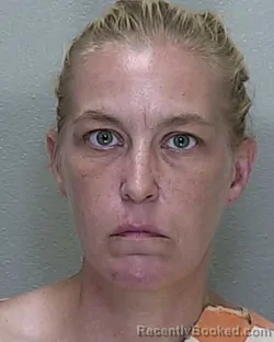 Mugshot of Jennifer Lyn Dye booked in Marion County, Florida on August 10, 2026