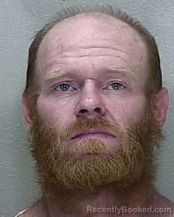 Mugshot of Travis Joseph Slone booked in Marion County, Florida on August 10, 2026