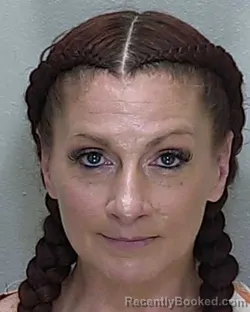 Mugshot of Amber Dawn Walsh booked in Marion County, Florida on August 10, 2026