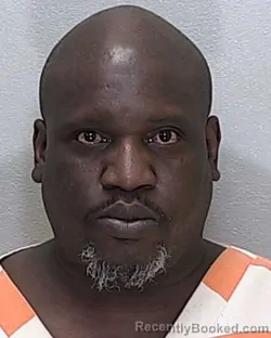 Mugshot of Travis Duane Rozier booked in Marion County, Florida on August 10, 2026