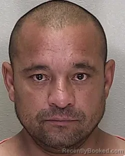 Mugshot of Freddy Bravo booked in Marion County, Florida on August 10, 2026