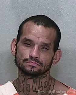 Mugshot of Justin Anthony Mendez booked in Marion County, Florida on August 10, 2026