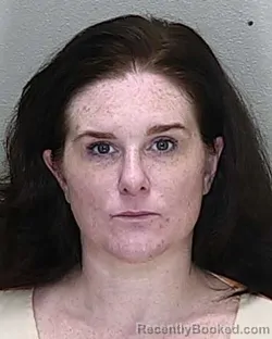 Mugshot of Sarah Elizabeth Robinson booked in Marion County, Florida on August 11, 2026