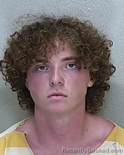 Mugshot of Connor Ian Lilkendey booked in Marion County, Florida on August 12, 2026