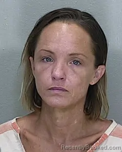 Mugshot of Brandi Nicole Barber booked in Marion County, Florida on August 12, 2026